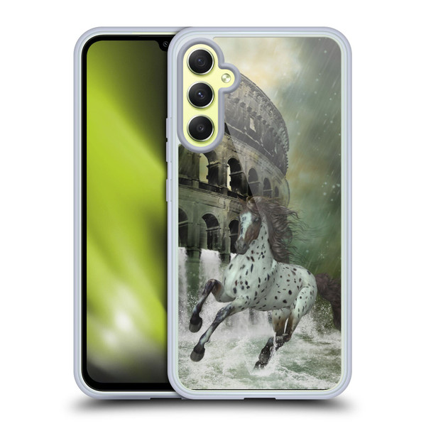 Simone Gatterwe Horses The Escape Soft Gel Case for Samsung Galaxy A34 5G
