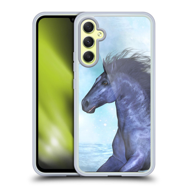 Simone Gatterwe Horses Wild Soft Gel Case for Samsung Galaxy A34 5G