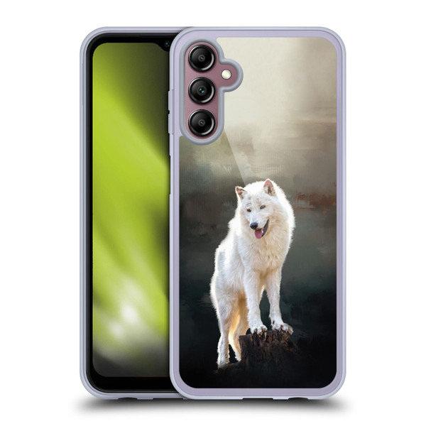Simone Gatterwe Animals 2 Arctic Wolf Soft Gel Case for Samsung Galaxy A14 5G