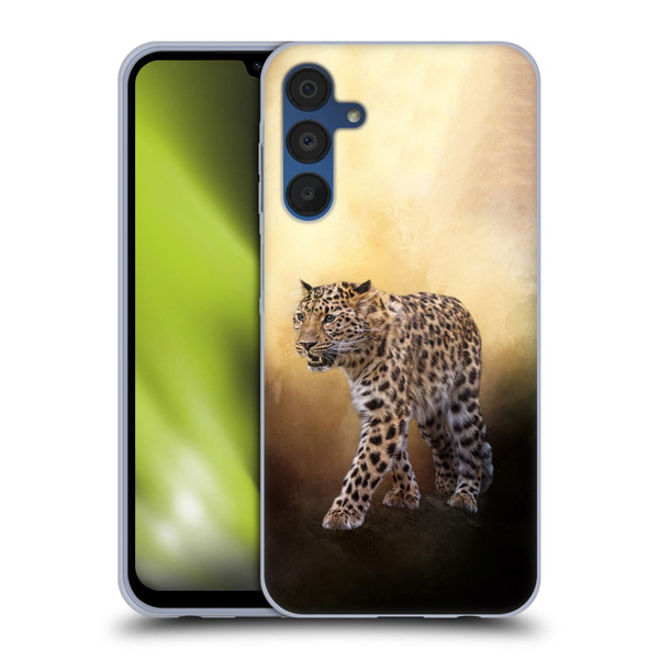 Simone Gatterwe Animals 2 Amur Leopard Soft Gel Case for Samsung Galaxy A15 & MagSafe