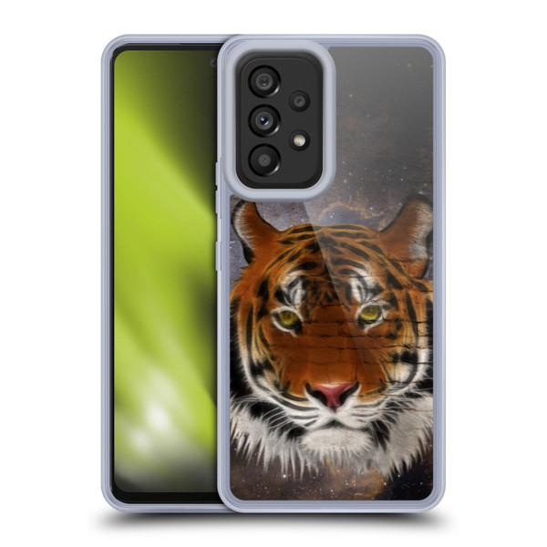 Simone Gatterwe Animals 2 Abstract Tiger Soft Gel Case for Samsung Galaxy A53 5G (2022)