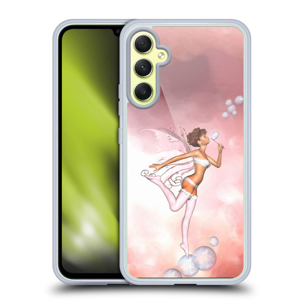 Simone Gatterwe Assorted Designs Bubble Fea Soft Gel Case for Samsung Galaxy A34 5G
