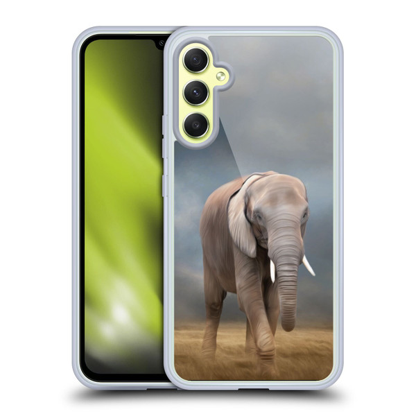 Simone Gatterwe Assorted Designs Elephant Tour Soft Gel Case for Samsung Galaxy A34 5G