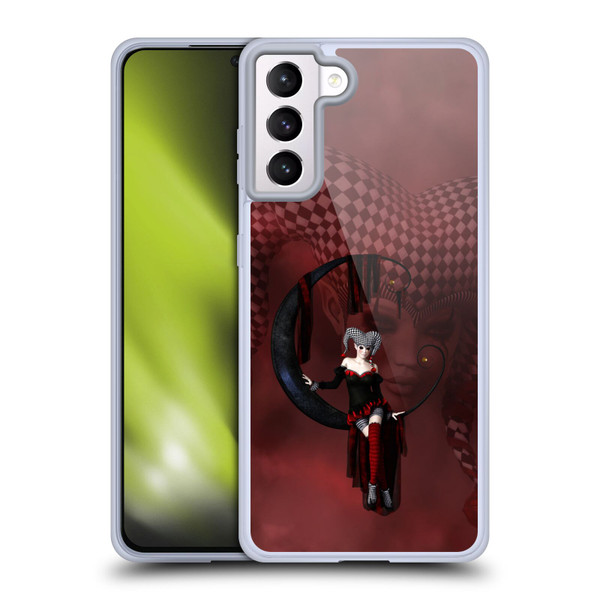 Simone Gatterwe Assorted Designs Jester Soft Gel Case for Samsung Galaxy S21+ 5G & MagSafe