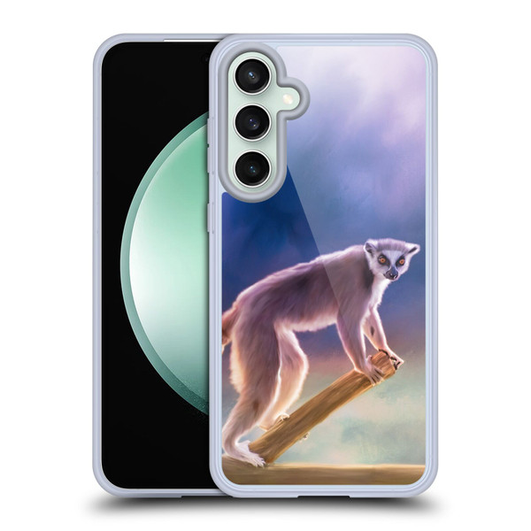 Simone Gatterwe Assorted Designs Ring-Tailed Lemur Soft Gel Case for Samsung Galaxy S23 FE 5G & MagSafe