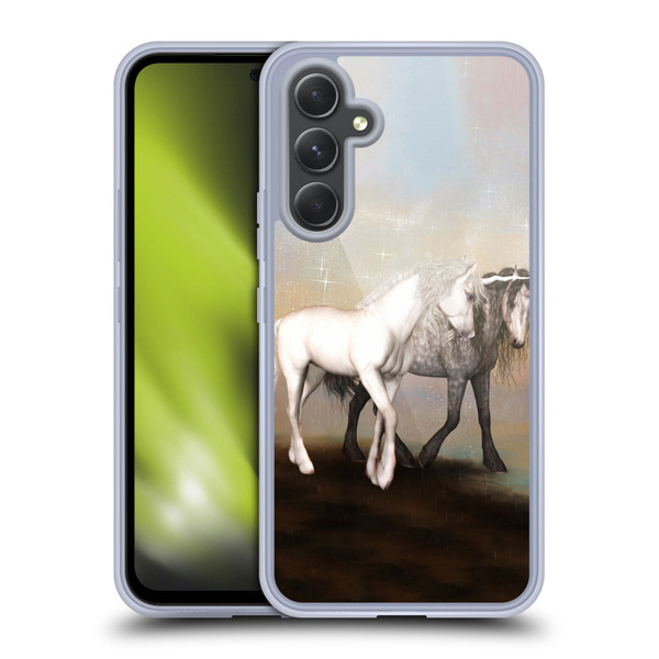 Simone Gatterwe Pegasus And Unicorns Lovers Soft Gel Case for Samsung Galaxy A54 5G