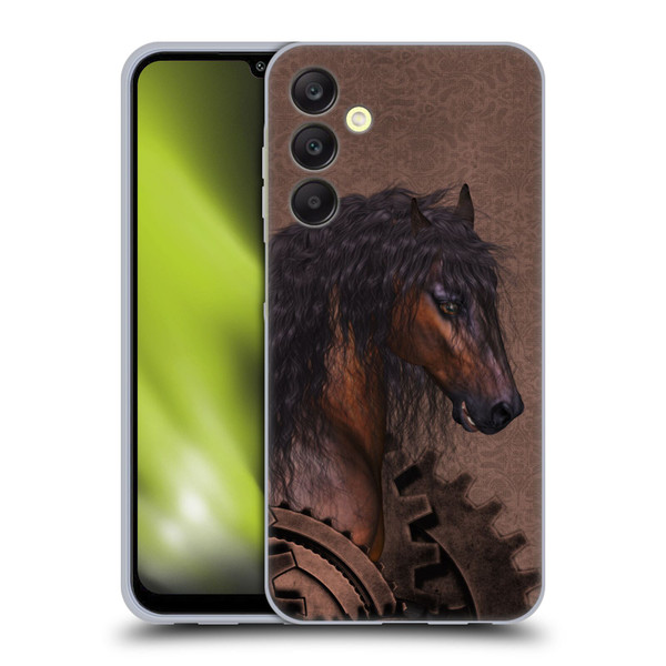 Simone Gatterwe Steampunk Horse Soft Gel Case for Samsung Galaxy A25 5G
