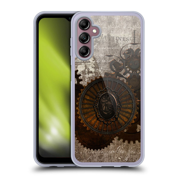 Simone Gatterwe Steampunk Letter Soft Gel Case for Samsung Galaxy A14 5G