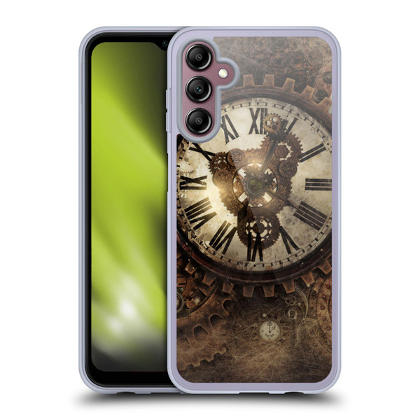 Simone Gatterwe Steampunk Vintage Clock Soft Gel Case for Samsung Galaxy A14 5G