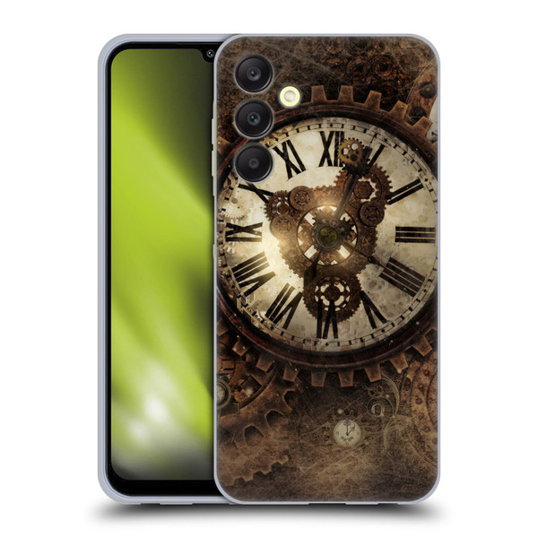 Simone Gatterwe Steampunk Vintage Clock Soft Gel Case for Samsung Galaxy A25 5G
