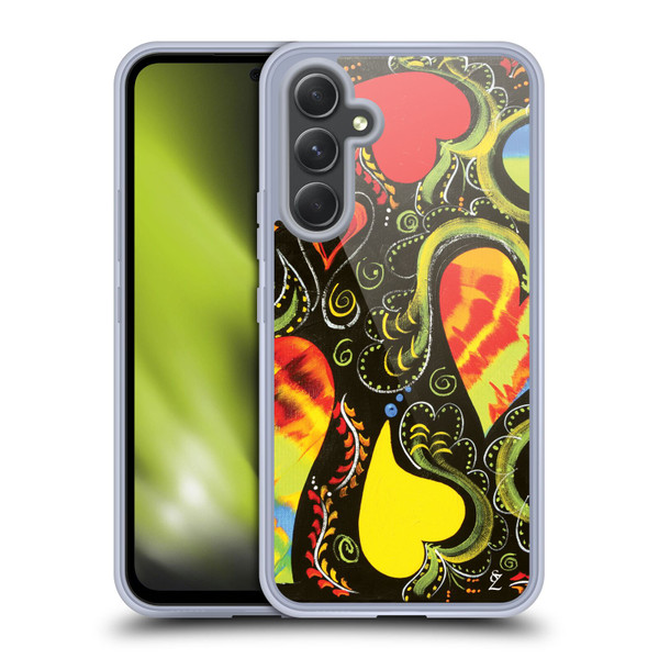 Suzan Lind Colours & Patterns Love Dance Soft Gel Case for Samsung Galaxy A54 5G