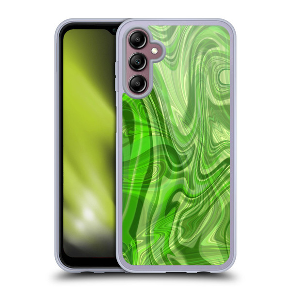 Suzan Lind Marble Green Soft Gel Case for Samsung Galaxy A14 5G