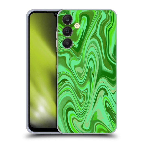 Suzan Lind Marble Light Green Soft Gel Case for Samsung Galaxy A25 5G