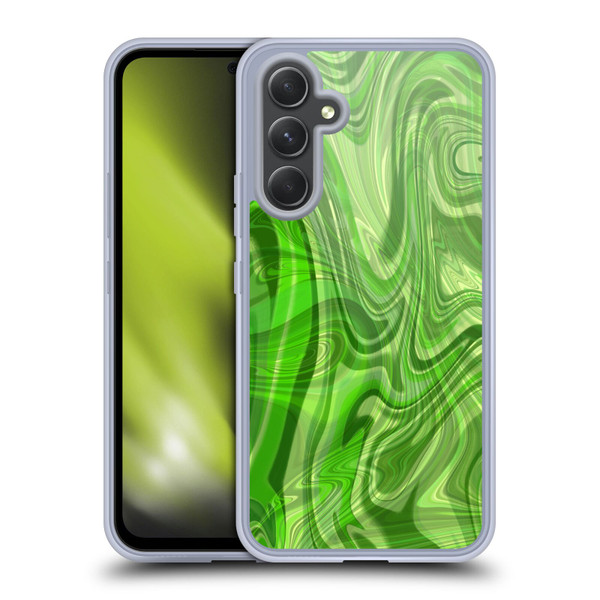 Suzan Lind Marble Green Soft Gel Case for Samsung Galaxy A54 5G