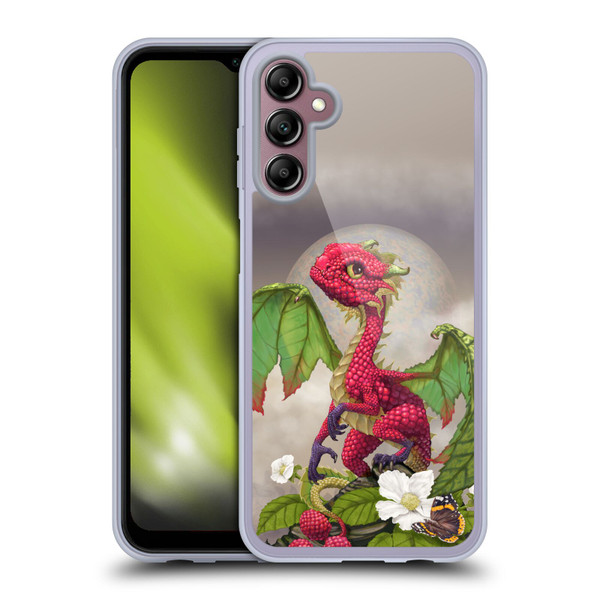 Stanley Morrison Dragons 3 Raspberry Garden Soft Gel Case for Samsung Galaxy A14 5G