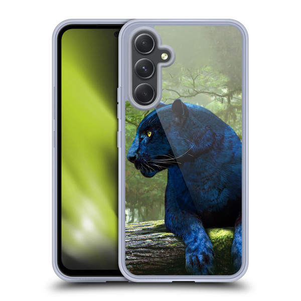 Vincent Hie Graphics Panther Soft Gel Case for Samsung Galaxy A54 5G