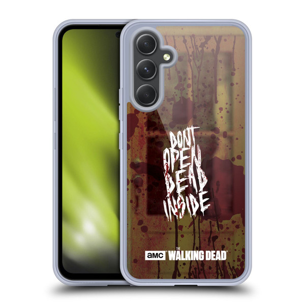 AMC The Walking Dead Typography Do Not Open Soft Gel Case for Samsung Galaxy A54 5G
