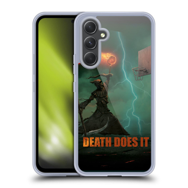 Vincent Hie Skulls Death Does It Soft Gel Case for Samsung Galaxy A54 5G