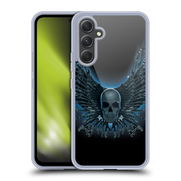 Vincent Hie Skulls Strings Soft Gel Case for Samsung Galaxy A54 5G