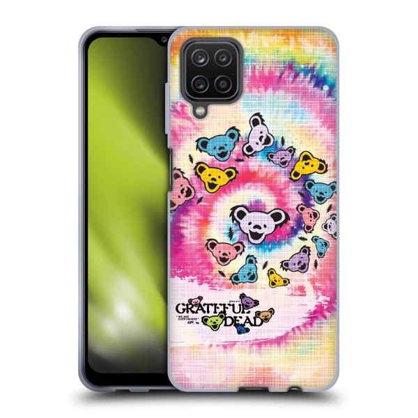 Grateful Dead Graphics Bear Tie Dye Soft Gel Case for Samsung Galaxy A12 (2020)