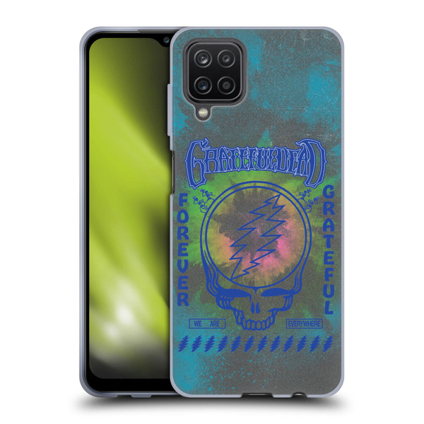 Grateful Dead Graphics Tie Dye Soft Gel Case for Samsung Galaxy A12 (2020)