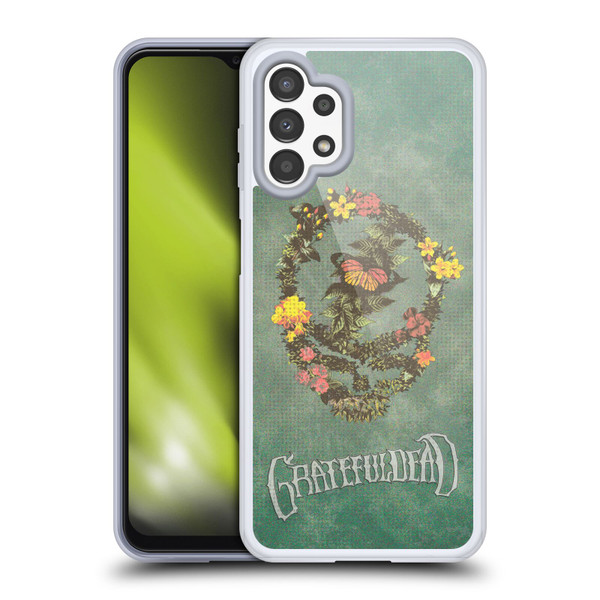 Grateful Dead Graphics Floral Logo Soft Gel Case for Samsung Galaxy A13 (2022)