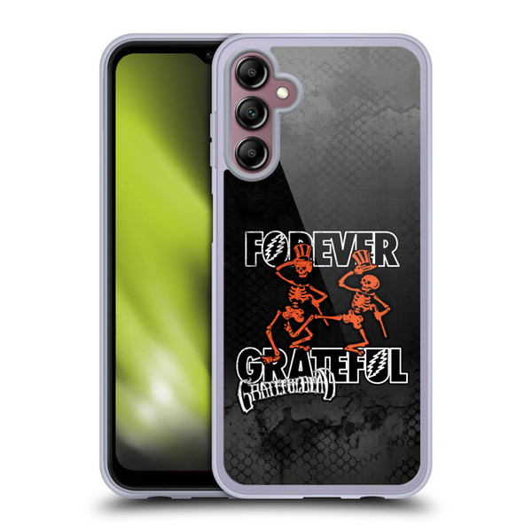 Grateful Dead Graphics Dancing Skeletons Soft Gel Case for Samsung Galaxy A14 5G