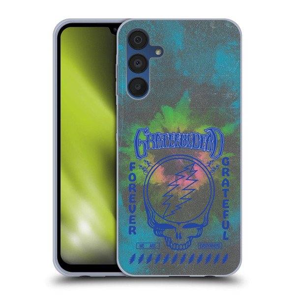 Grateful Dead Graphics Tie Dye Soft Gel Case for Samsung Galaxy A15 & MagSafe