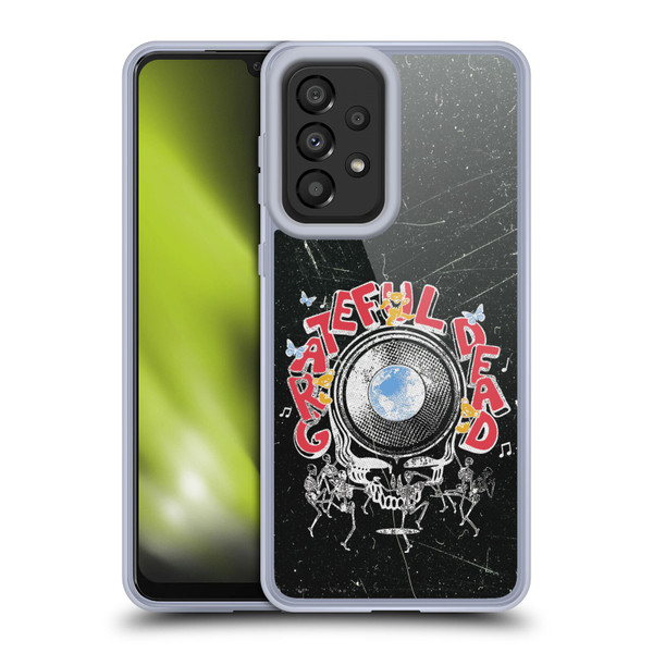 Grateful Dead Graphics Black Soft Gel Case for Samsung Galaxy A33 5G (2022)