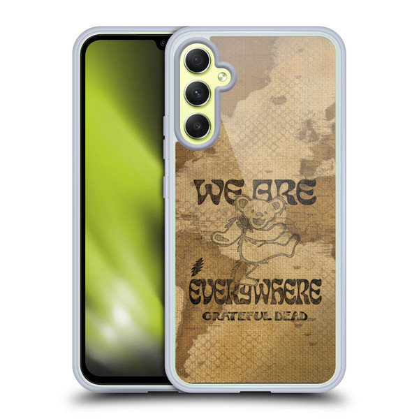 Grateful Dead Graphics Bear Vintage Soft Gel Case for Samsung Galaxy A34 5G