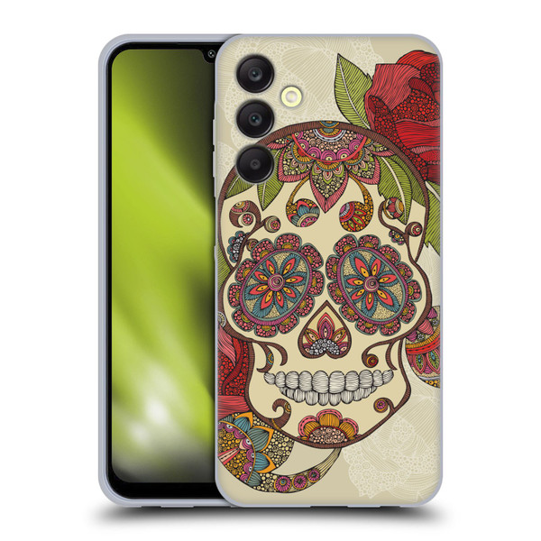 Valentina Bloom Sugar Skull Soft Gel Case for Samsung Galaxy A25 5G