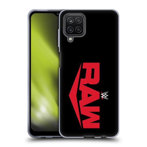 WWE TV Program Logo Raw Soft Gel Case for Samsung Galaxy A12 (2020)