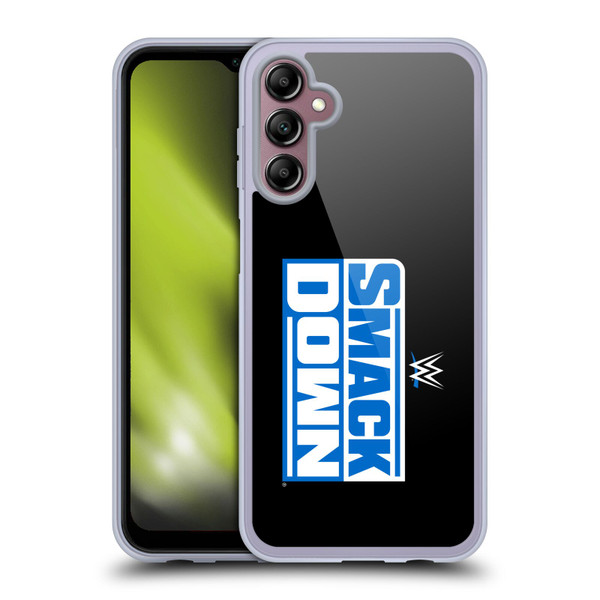 WWE TV Program Logo Smack Down Soft Gel Case for Samsung Galaxy A14 5G