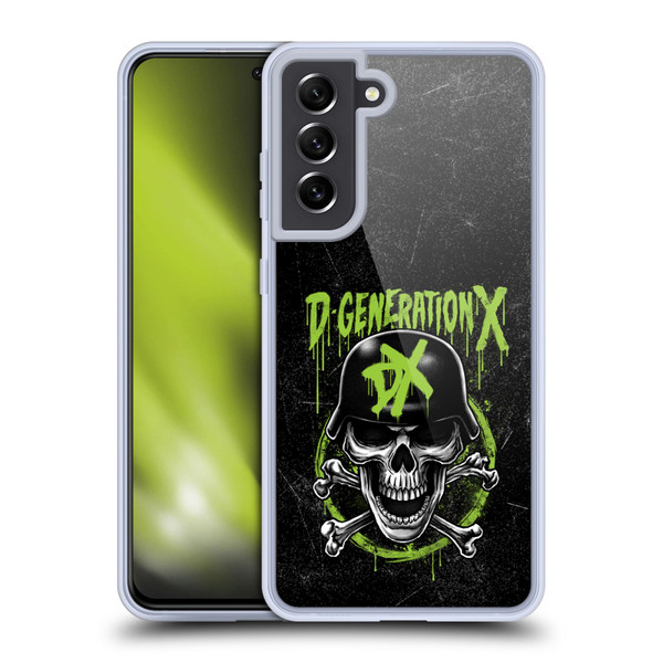 WWE D-Generation X Skull Soft Gel Case for Samsung Galaxy S21 FE 5G & MagSafe