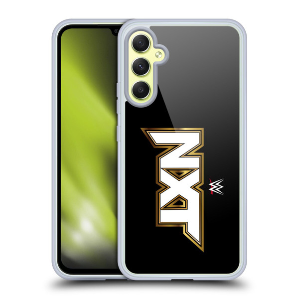WWE TV Program Logo NXT Soft Gel Case for Samsung Galaxy A34 5G