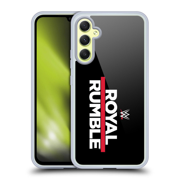 WWE TV Program Logo Royal Rumble Soft Gel Case for Samsung Galaxy A34 5G