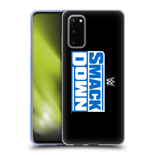 WWE TV Program Logo Smack Down Soft Gel Case for Samsung Galaxy S20 / S20 5G