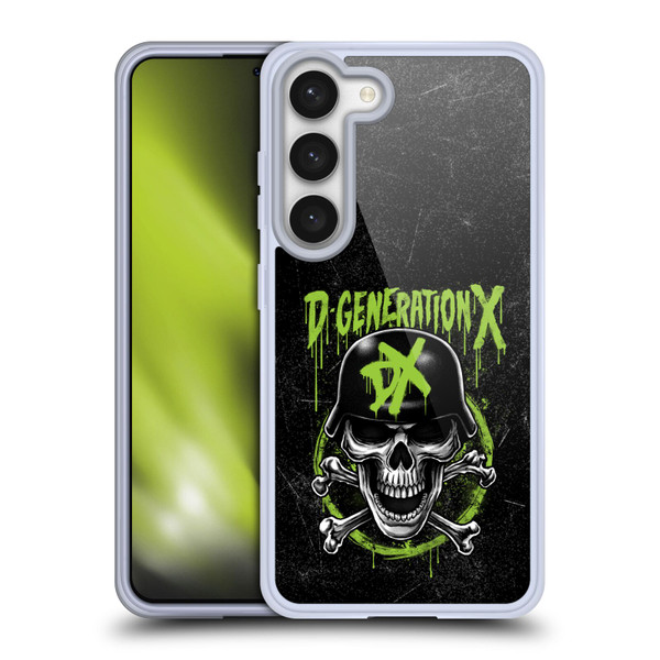 WWE D-Generation X Skull Soft Gel Case for Samsung Galaxy S23 5G & MagSafe