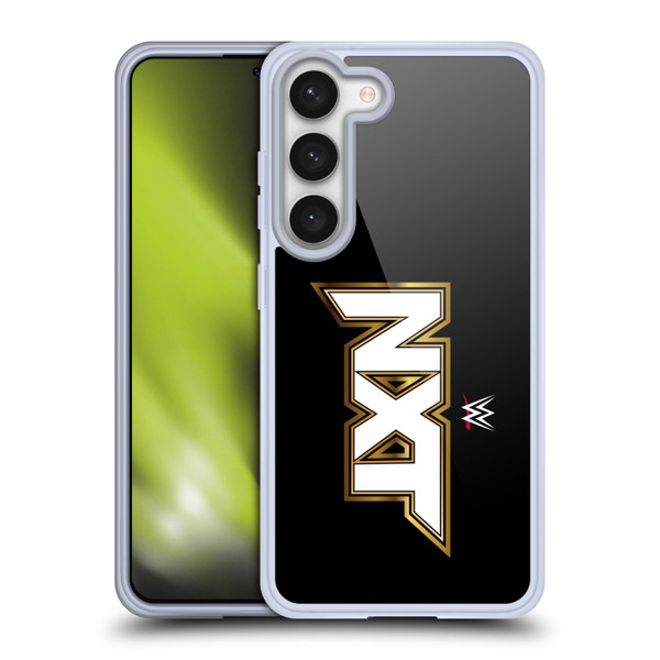 WWE TV Program Logo NXT Soft Gel Case for Samsung Galaxy S23 5G & MagSafe