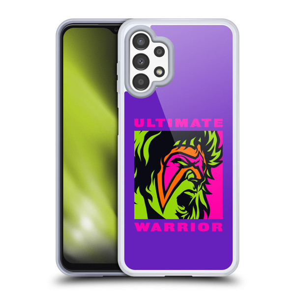 WWE The Ultimate Warrior Illustrated Soft Gel Case for Samsung Galaxy A13 (2022)