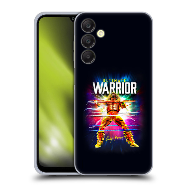WWE The Ultimate Warrior Retro Blast Soft Gel Case for Samsung Galaxy A25 5G