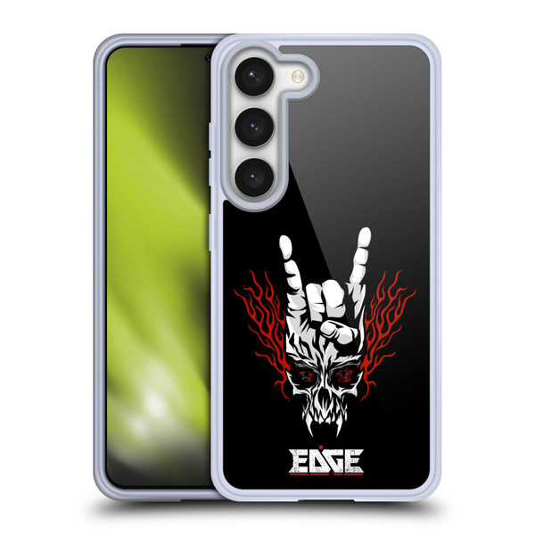 WWE Edge Skull Soft Gel Case for Samsung Galaxy S23 5G & MagSafe