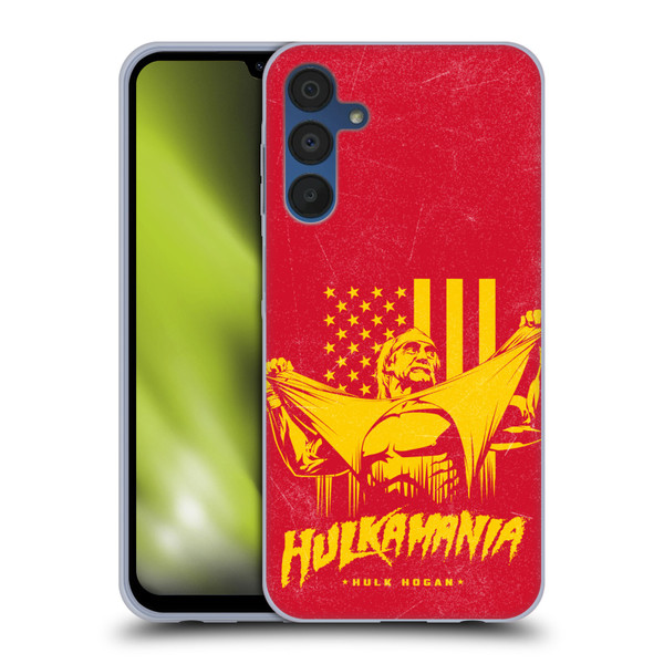 WWE Hulk Hogan Hulkmania Soft Gel Case for Samsung Galaxy A15 & MagSafe