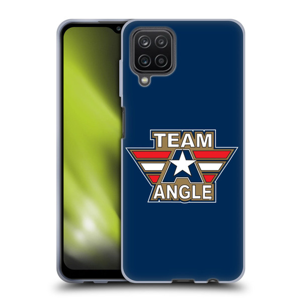 WWE Kurt Angle Logotype Soft Gel Case for Samsung Galaxy A12 (2020)