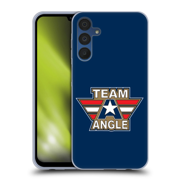 WWE Kurt Angle Logotype Soft Gel Case for Samsung Galaxy A15 & MagSafe