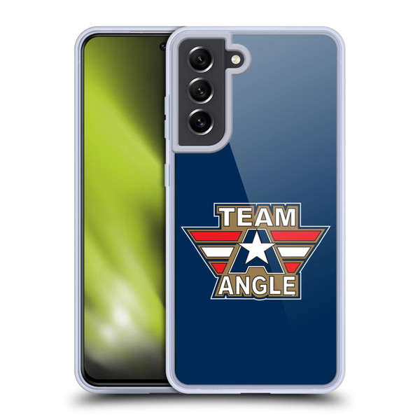 WWE Kurt Angle Logotype Soft Gel Case for Samsung Galaxy S21 FE 5G & MagSafe