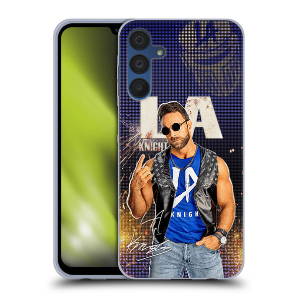 WWE LA Knight Portrait Soft Gel Case for Samsung Galaxy A15 & MagSafe