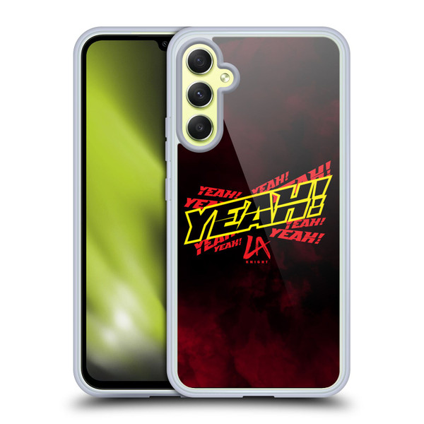 WWE LA Knight Yeah! Soft Gel Case for Samsung Galaxy A34 5G