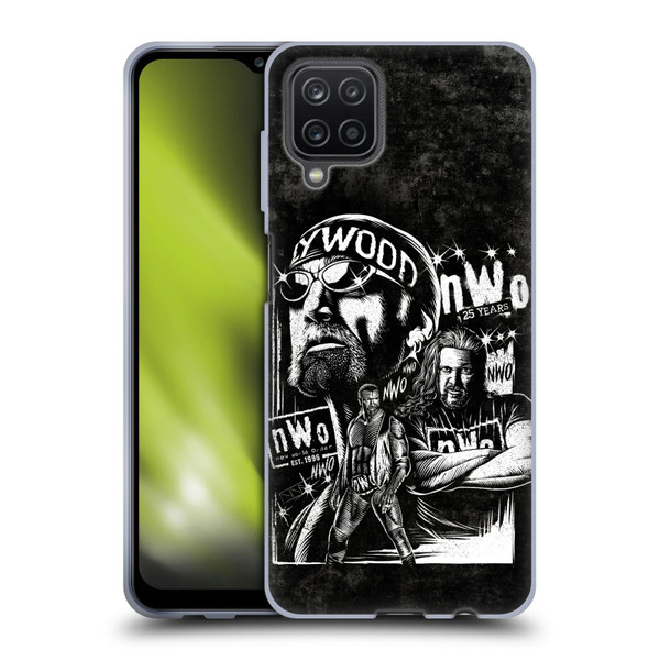WWE NWO Fathead Superstar Soft Gel Case for Samsung Galaxy A12 (2020)