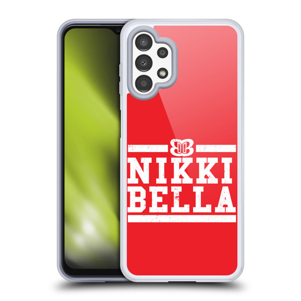 WWE Nikki Bella Logotype Soft Gel Case for Samsung Galaxy A13 (2022)
